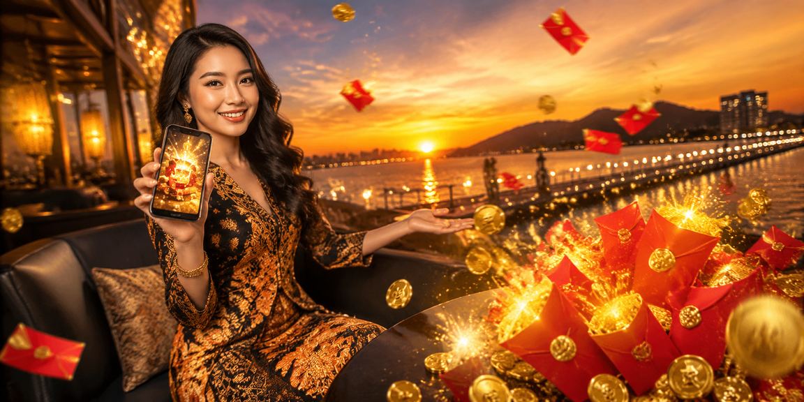 score88 Malaysia VIP red envelope bonus with Kota Kinabalu batik motif